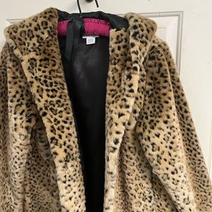 East 5th Avenue leopard coat